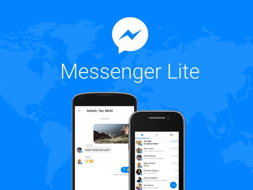 Facebook lança Messenger Lite para países emergentes