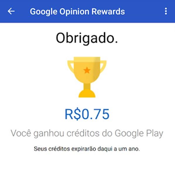 google opinion rewards tela final