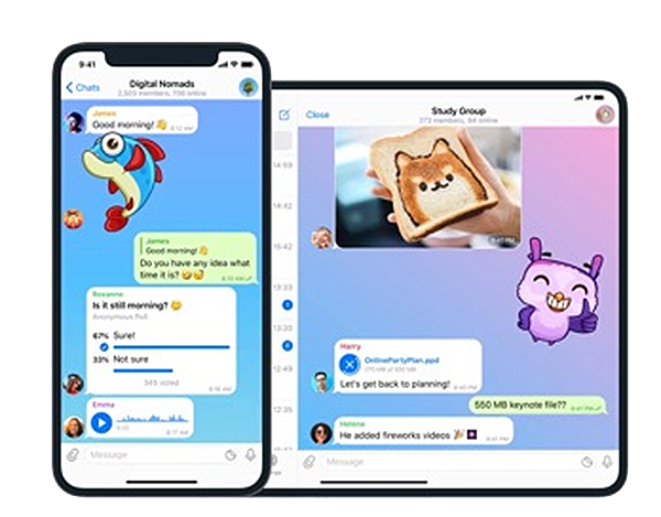 Telegram para iPhone e iPad