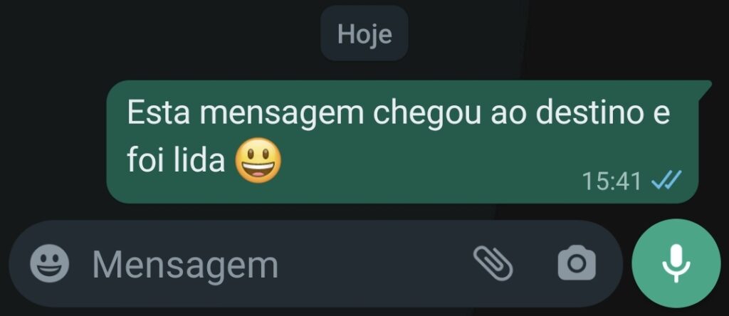 Mensagem Whatsapp