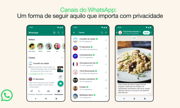 Whatsapp apresenta Canais, novo modo de comunicação