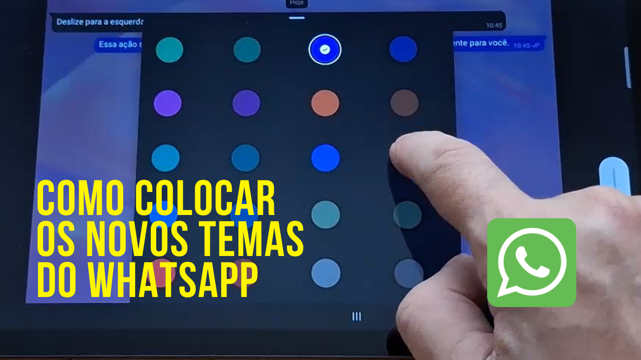 Como colocar os novos temas do Whatsapp