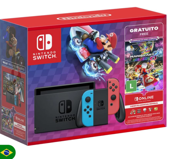 Nintendo Switch + Mario Kart 8 Deluxe com 23% de desconto: ainda vale a Pena em 2025?