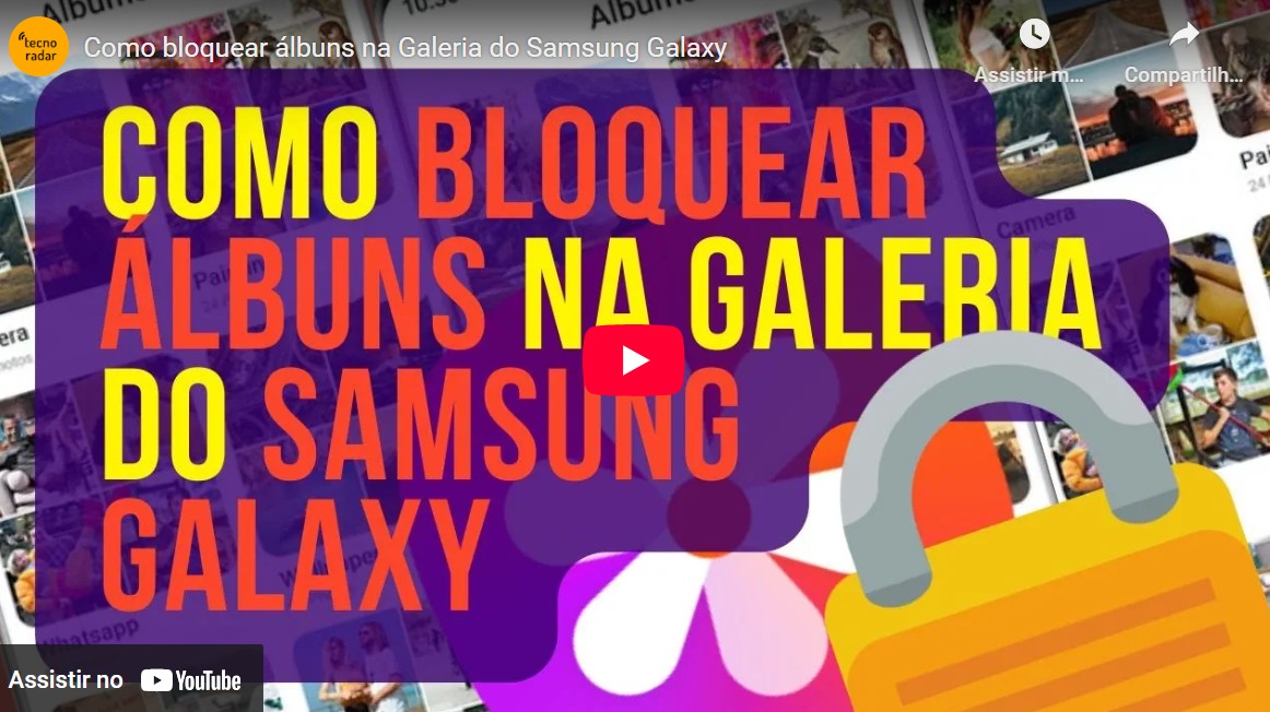 Como bloquear álbuns na Galeria do Samsung Galaxy