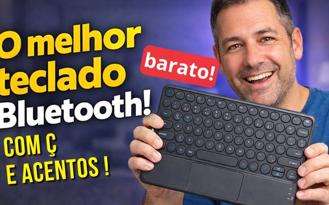 O Melhor Teclado Bluetooth sem fio Barato com Ç e Acentos