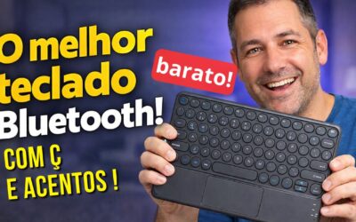 O Melhor Teclado Bluetooth sem fio Barato com Ç e Acentos